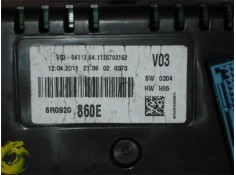 Recambio de cuadro completo para volkswagen polo v (6r1) 1.4 advance referencia OEM IAM 6R0920860E A2053387632 