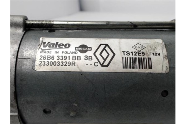 Recambio de motor arranque para dacia logan 1 mcv familiar 1.5 dci (ks0k) referencia OEM IAM 233003329R 26B63391BB3B 2330000QA0 