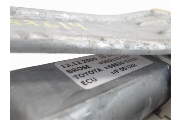 Recambio de mecanismo elevalunas trasero derecho para toyota corolla (e12) referencia OEM IAM 69830-02120  