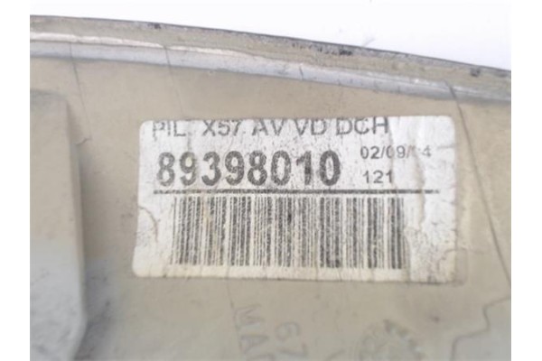 Recambio de intermitente delantero dcho para renault clio i fase i / ii (b/c57) referencia OEM IAM  89398010 