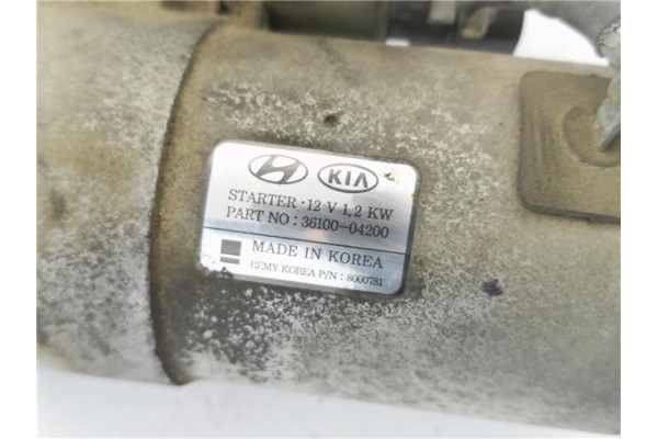 Recambio de motor arranque para hyundai kona (os) 1.0 pure referencia OEM IAM 3610004200  