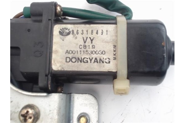 Recambio de mecanismo elevalunas delantero derecho para daewoo matiz referencia OEM IAM 96318491 a00111530030 
