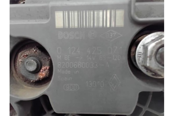 Recambio de alternador para renault clio iii 1.5 dci (c/br1g) referencia OEM IAM 8200660033 0124425074 8200390675 , RENAULT | 23