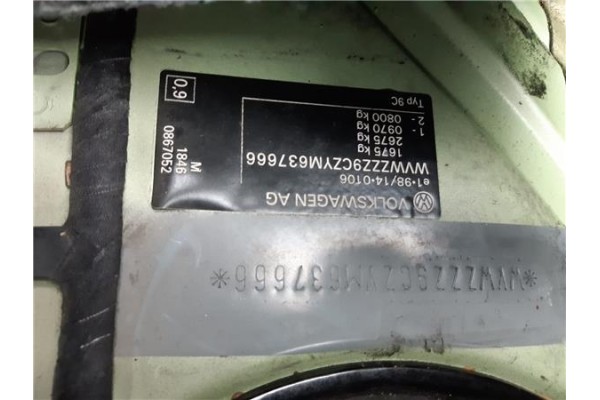 volkswagen new beetle berlina (9c1/1c1) del año 2000