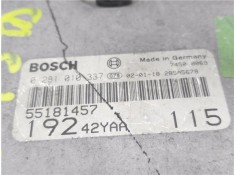 Recambio de centralita para fiat stilo (192) 1.9 jtd (192_xe1a) referencia OEM IAM 55181457 0281010337 