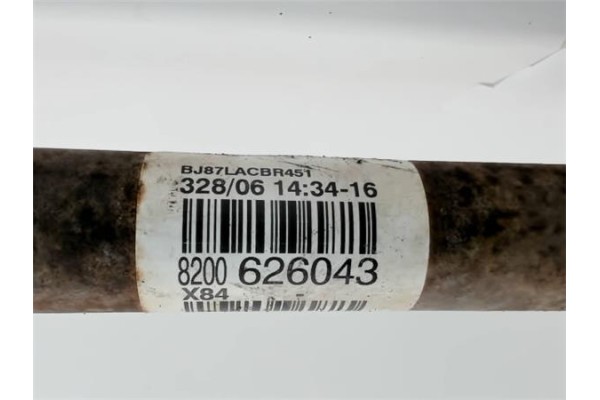Recambio de palier delantero izquierdo para renault megane ii (bm0/1_, cm0/1_) 1.9 dci referencia OEM IAM 8200626043  8200261838
