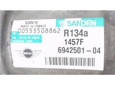 Recambio de compresor aire acond. para mini one 1.4 95cv referencia OEM IAM 694250104  