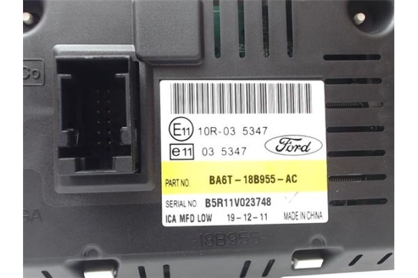 Recambio de reloj horario para ford fiesta vi 1.4 tdci referencia OEM IAM BA6T18B955AC B5R11V023748 
