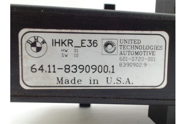 Recambio de centralita calefaccion para bmw serie 3 berlina (e36) 1.8 318is sport edition referencia OEM IAM 641183909001 IHKRE3