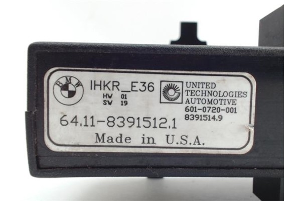 Recambio de centralita calefaccion para bmw serie 3 berlina (e36) 2.0 320i comfort edition referencia OEM IAM 641183915121 IHKR3