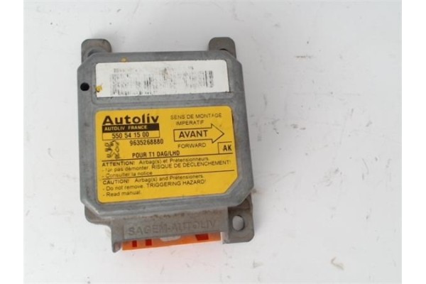 Recambio de centralita airbag para peugeot 206 1.4 i referencia OEM IAM 9635268880 550541500 