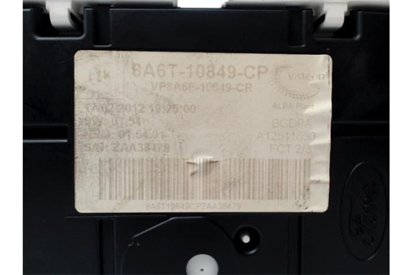 Recambio de cuadro completo para ford fiesta vi 1.4 tdci referencia OEM IAM 8A6T10849CP VP8A6F10849 