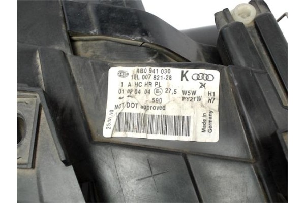 Recambio de faro delantero dcho para audi a6 berlina (4b2) referencia OEM IAM 4B0941030K 1EL007821-28 4B0941030 , AUDI | 4B09410