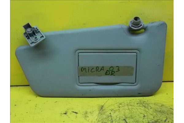 Recambio de parasol derecho para nissan micra iii (k12e)(2002) 1.2 16v referencia OEM IAM   