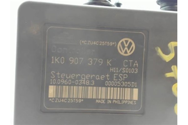 Recambio de nucleo abs para audi a3 (8p1) 2.0 tdi 16v referencia OEM IAM 1K0907379K 10096003483 