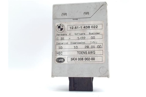 Recambio de centralita para bmw serie 3 berlina (e36) 1.9 318i sport edition referencia OEM IAM 12611438022 5KH00800200 