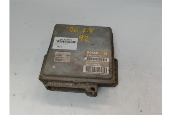 Recambio de centralita para peugeot 106 (s1) 1.4 referencia OEM IAM 9617149780 0261200773 