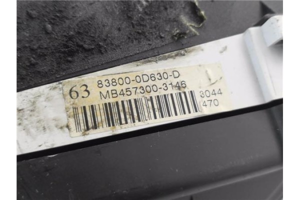 Recambio de cuadro completo para toyota yaris (ksp9/scp9/nlp9) 1.4 active referencia OEM IAM 838000D631 838000D630D 