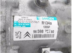 Recambio de compresor aire acond. para peugeot 207 1.6 hdi referencia OEM IAM SD6C121355F 9659875780 