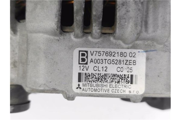Recambio de alternador para peugeot 308 sw 1.6 sport referencia OEM IAM V75769218002 A003TG5281ZEB 