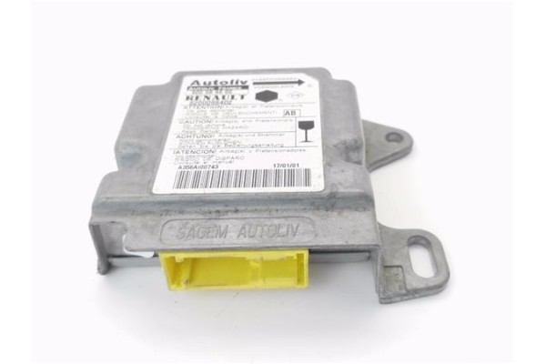 Recambio de centralita airbag para renault kangoo i (f/kc0) d 55 1.9 (kc0d) referencia OEM IAM 8200098402 600589600 