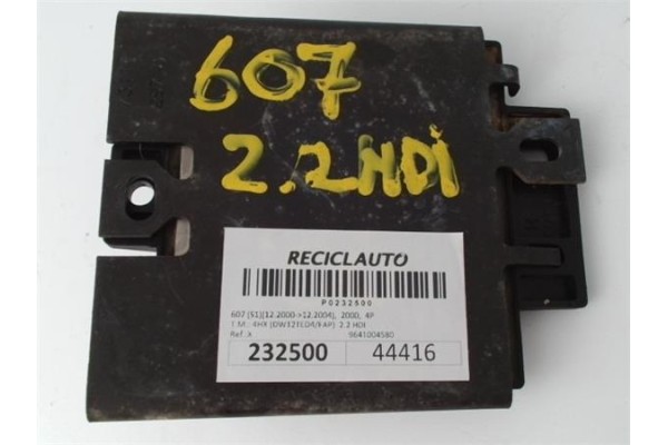 Recambio de centralita para peugeot 607 (s1) 2.2 hdi referencia OEM IAM 9641004580  