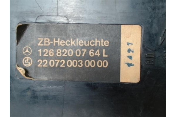 Recambio de piloto trasero izquierdo para mercedes-benz clase s (bm 126) berl./coupe 3.0 se 300 referencia OEM IAM 1268200764L 2