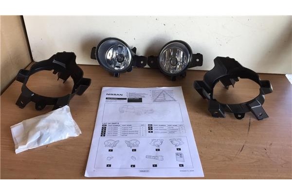 Recambio de faro antiniebla para nissan qashqai 1.5 dci tekna 4x2 referencia OEM IAM KE622JD000  