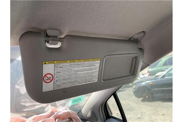 Recambio de parasol derecho para toyota yaris (ksp9/scp9/nlp9) 1.4 active referencia OEM IAM 743100D270B0   Recambio de parasol derecho para toyota yaris (ksp9/scp9/nlp9) 1.4 active referencia OEM IAM 743100D270B0