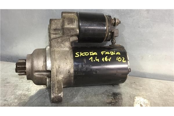 Recambio de motor arranque para skoda fabia (6y2/6y3) 1.4 16v referencia OEM IAM 02T911023E 0001121016 2T911023G , AUDI | 2T9110