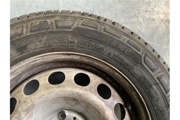 Recambio de llanta rueda repuesto para citroen jumpy furgón 2.0 club m referencia OEM IAM 98519218ZY 9806106780 