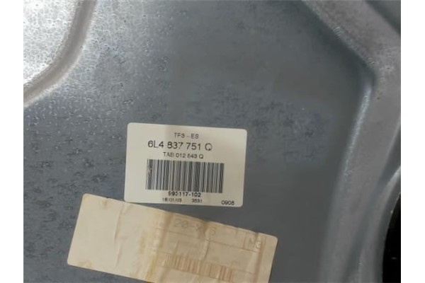 Recambio de elevalunas electrico delantero izquierdo para seat cordoba berlina (6l2) referencia OEM IAM 6L4837751   Recambio de elevalunas electrico delantero izquierdo para seat cordoba berlina (6l2) referencia OEM IAM 6L4837751