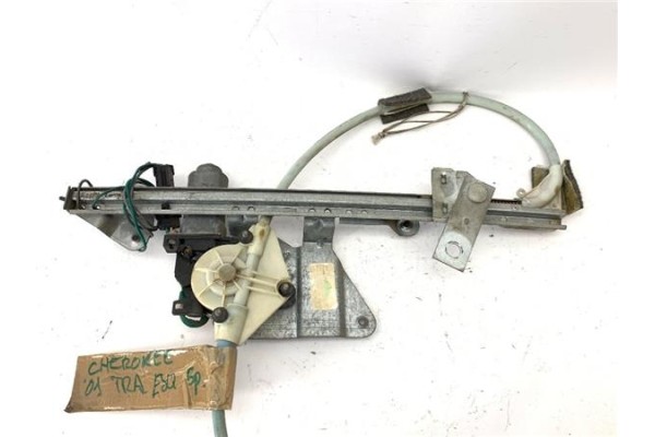 Recambio de mecanismo elevalunas trasero izquierdo para jeep cherokee (xj) 2.5 td referencia OEM IAM 55154961AE  