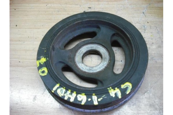 Recambio de polea cigueñal para citroen c4 berlina 1.6 hdi referencia OEM IAM 9654961080  