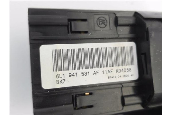 Recambio de mando de luces para seat ibiza (6l1) 1.9 tdi referencia OEM IAM 6L1941531AF  