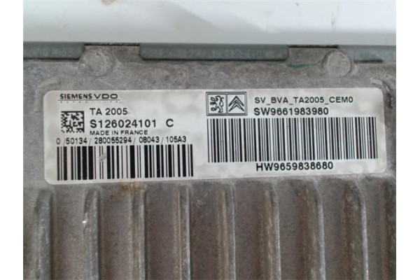 Recambio de centralita para peugeot 308 1.6 gt referencia OEM IAM 9661983980 S126024101C 