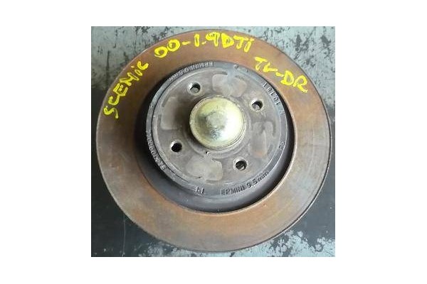 Recambio de mangueta trasero derecha para renault megane i scenic (ja0)(1996) 1.9 d kaleido [1,9 ltr. - 72 kw dti diesel cat] re