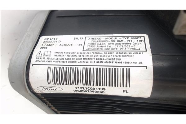 Recambio de kit airbag para ford fiesta vi 1.25 referencia OEM IAM 2016580 62146212G 