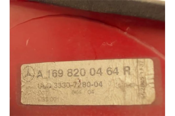 Recambio de piloto trasero derecho para mercedes-benz clase a (bm 169) 2.0 a 180 cdi (169.007) referencia OEM IAM A1698200464R 3