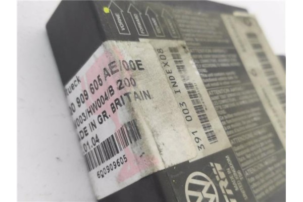 Recambio de centralita airbag para seat ibiza (6l1) 1.9 tdi referencia OEM IAM 6Q0909605AE 391003INDEX08 