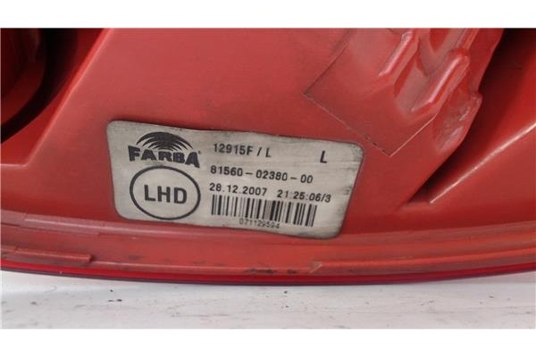 Recambio de piloto trasero izquierdo para toyota auris (e15) 2.0 d-4d referencia OEM IAM 8156102380 815600238000 