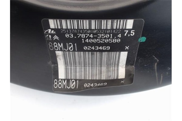 Recambio de servofreno para citroen jumpy 2.0 hdi 125 fap 27 l1h1 fugón referencia OEM IAM 1400520580  