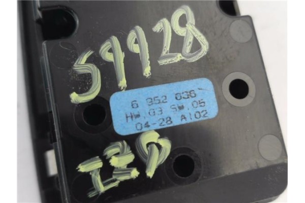 Recambio de mando elevalunas delantero izquierdo para bmw serie 1 berlina (e81/e87) 2.0 118d referencia OEM IAM 61319216568 6952