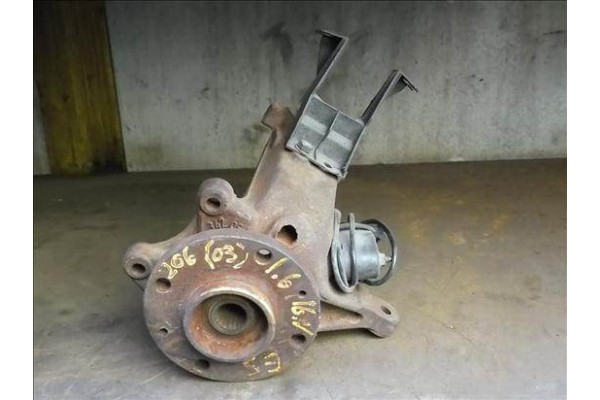 Recambio de mangueta delantero izquierda para peugeot 206 berlina (1998) 1.6 16v referencia OEM IAM   