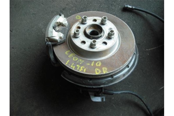 Recambio de mangueta delantero derecha para seat leon (1p1) 1.4 tsi referencia OEM IAM 1K0505436AB Recambio de mangueta delantero derecha para seat leon (1p1) 1.4 tsi referencia OEM IAM 1K0505436AB