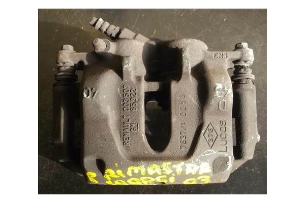 Recambio de pinza freno delantero derecha para nissan primastar furgón (x83) dci 100 referencia OEM IAM 00350765322 76371 
