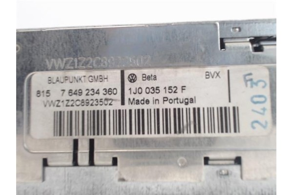 Recambio de radio / cd para volkswagen passat berlina (3b3) referencia OEM IAM 7649234360 1J0035152F 