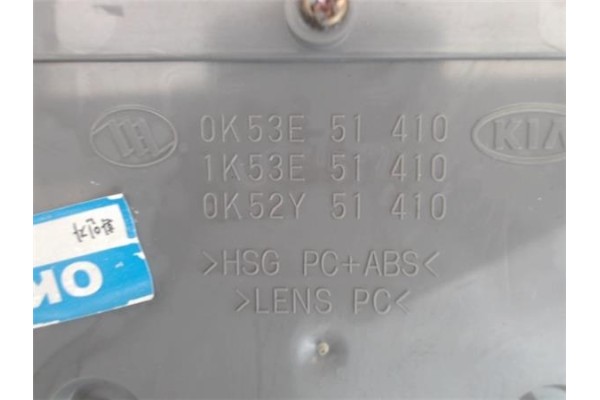 Recambio de luz delantero central techo para kia carnival 2.9 td referencia OEM IAM k53e51410  