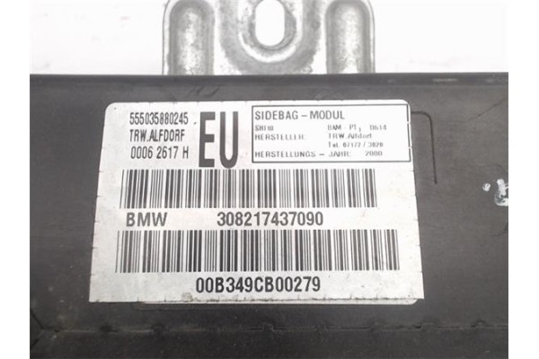 Recambio de airbag lateral delantero izquierdo para bmw serie 3 berlina (e46) referencia OEM IAM 308217437090 00062617H 