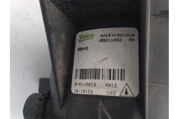 Recambio de faro antiniebla derecho para renault espace /grand espace (je0) referencia OEM IAM 89211092 88045 